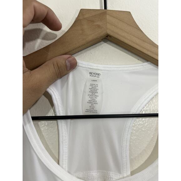 Beyond Yoga Razor Tank Top L Workout Hike Ballet Gym Pilates Athletic Athleisure - Picture 6 of 13
